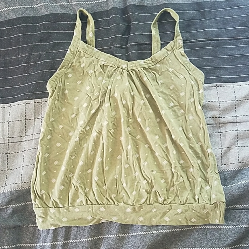 Green blouse